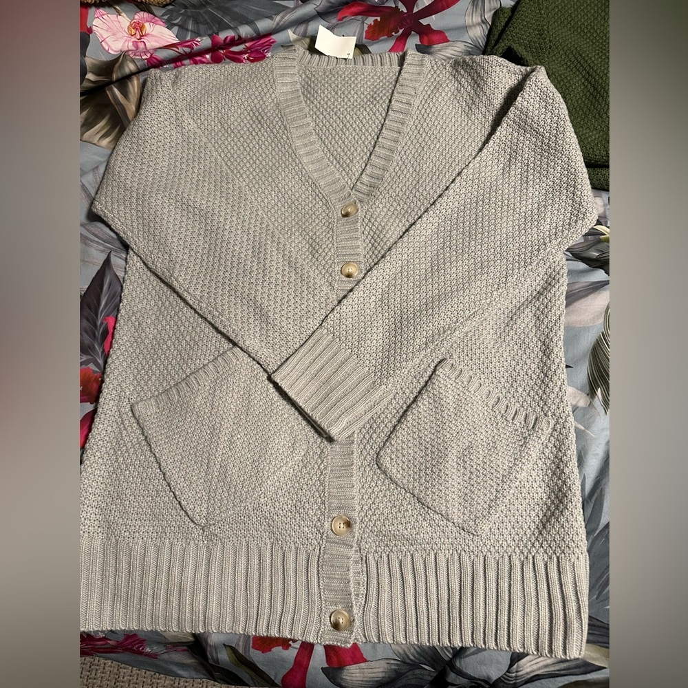 NWT Cardigan Sweater SZ large